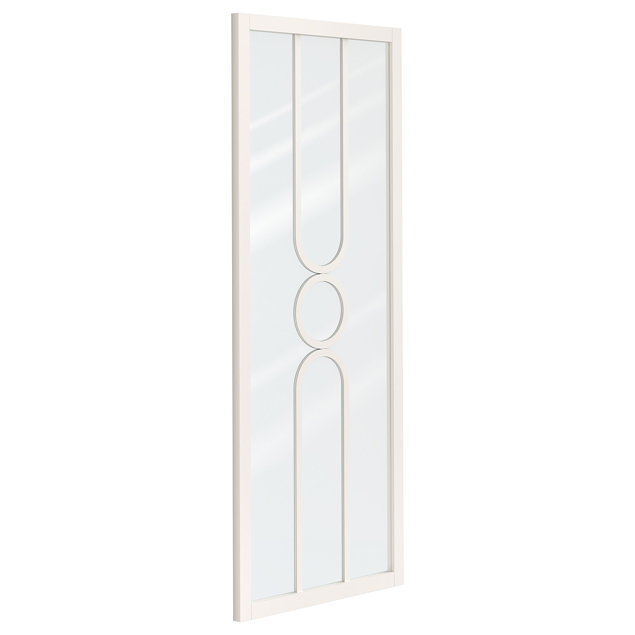 Binnendeur Skantrae SSL 14621 Blank Glas Wit Gelakt